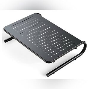 Black Metal Monitor Stand